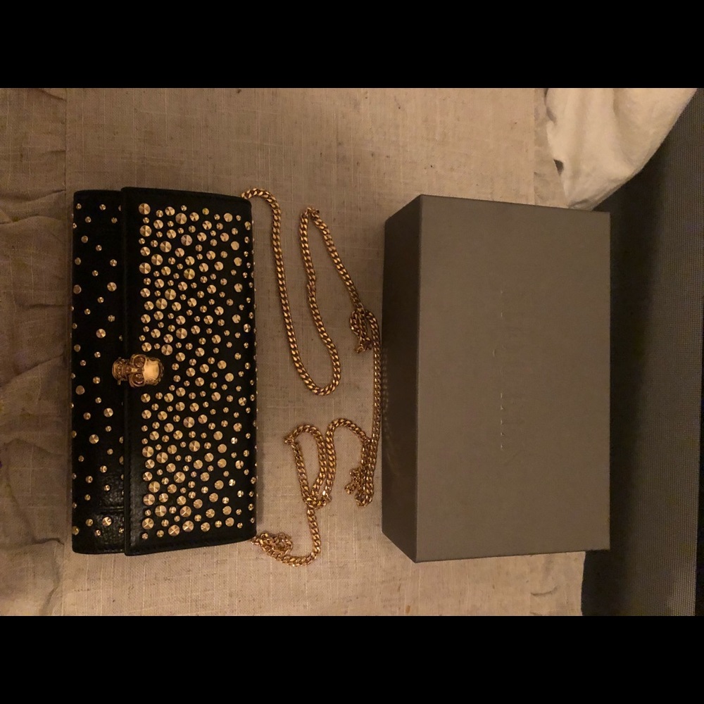 Brand new Alexander McQueen clutch